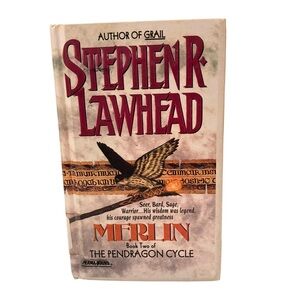 Stephen R. Lawhead Merlin Book 2 Pendragon Cycle Rare Perma-Bound Ex-Library